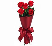 Букет 5 Красных роз Эдлесс Лав в Новоорловске