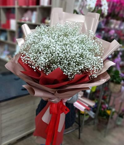 Букет цветов из: Гипсофила в Новоорловске