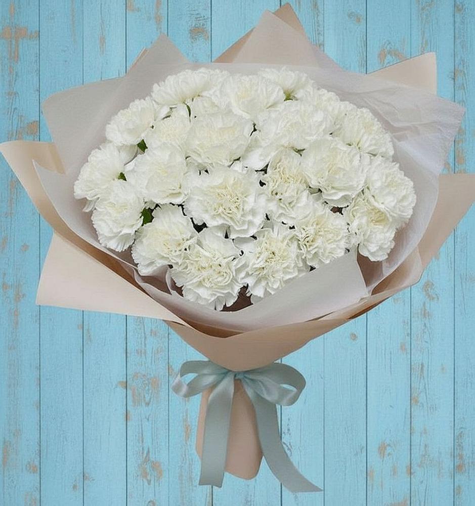 Букет цветов из: Гвоздики в Новоорловске