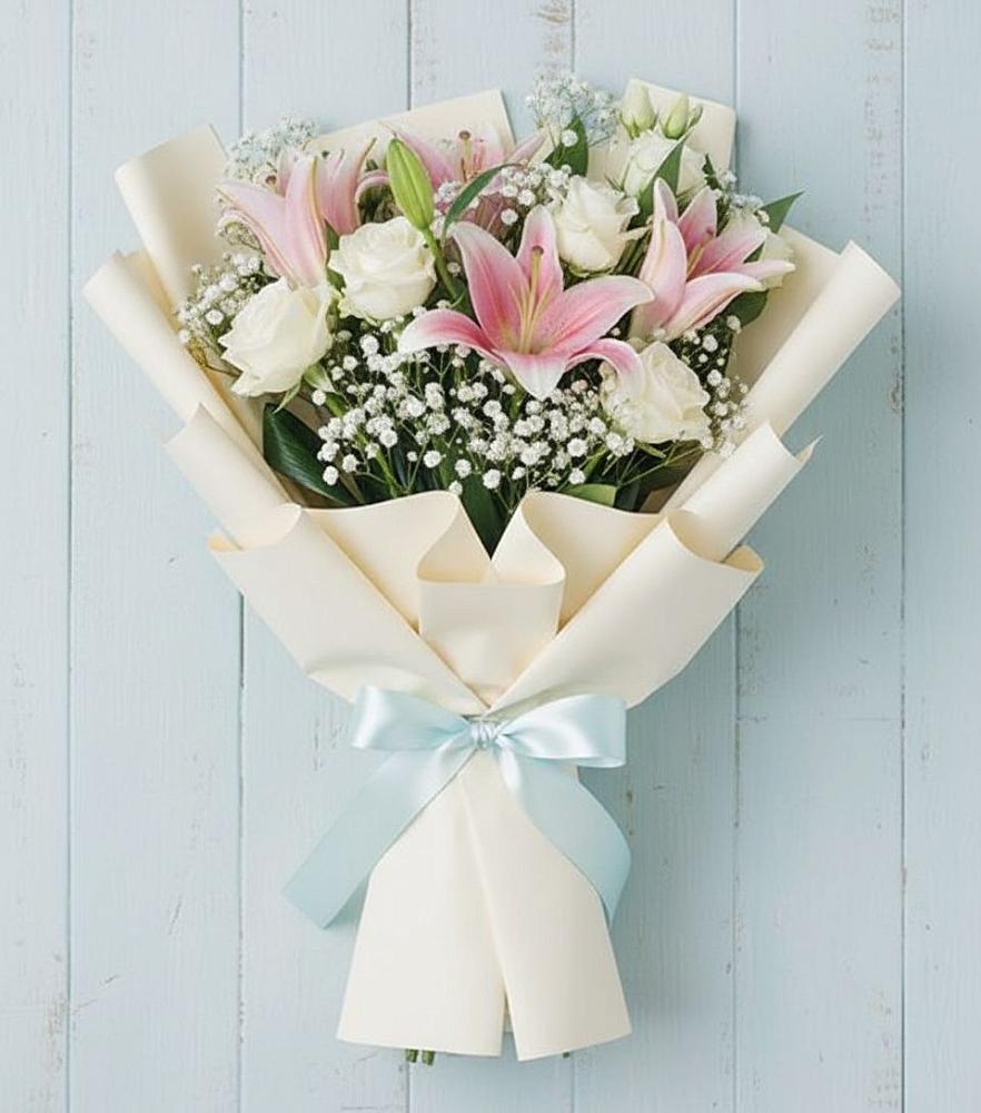 Букет цветов из: Лилии в Новоорловске