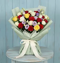 Букет цветов из:  Розы в Новоорловске