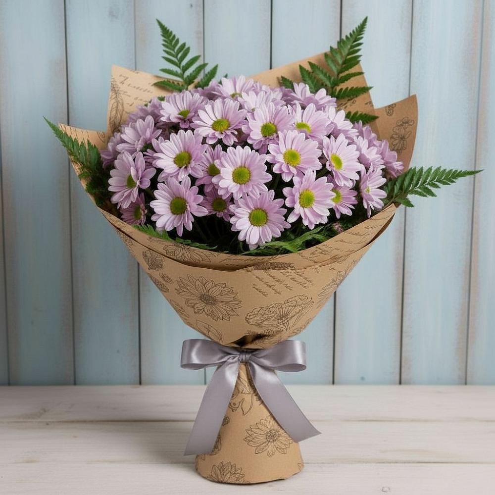 Букет цветов из: Хризантемы в Новоорловске
