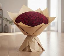 Букет 101 Красная роза в Новоорловске