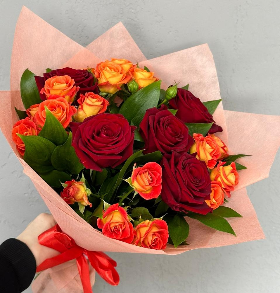 Букет Любовь и восторг в Новоорловске