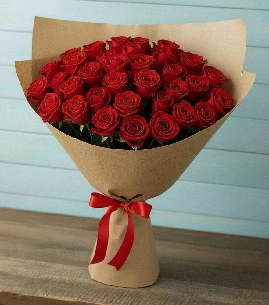 Букет Красные розы Милано в Новоорловске
