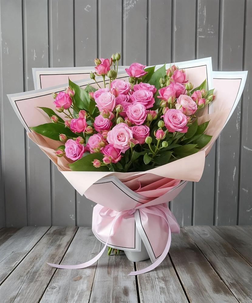 Букет Розовый кустик в Новоорловске