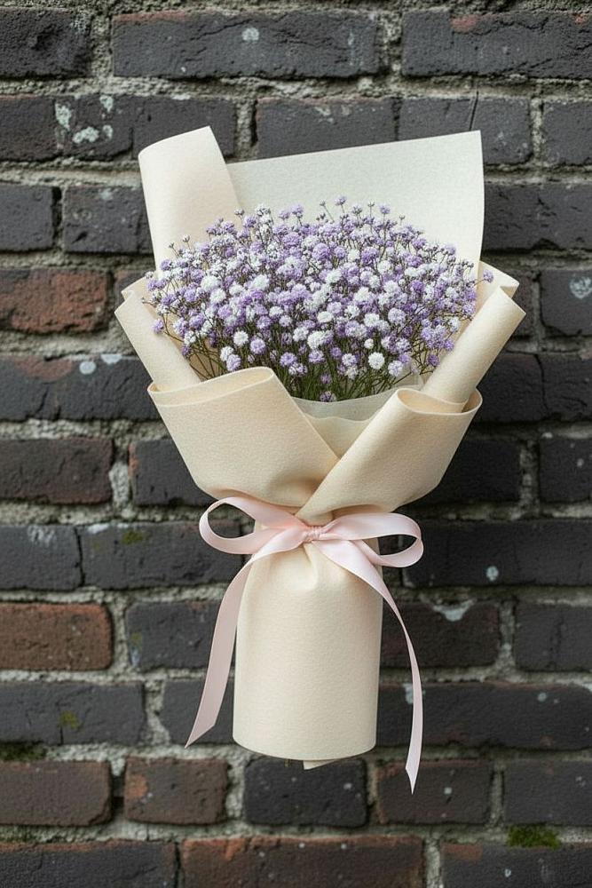 Букет цветов из: Гипсофила в Новоорловске