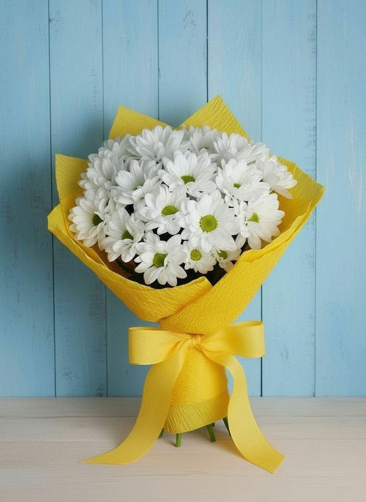 Букет цветов из: Хризантемы в Новоорловске