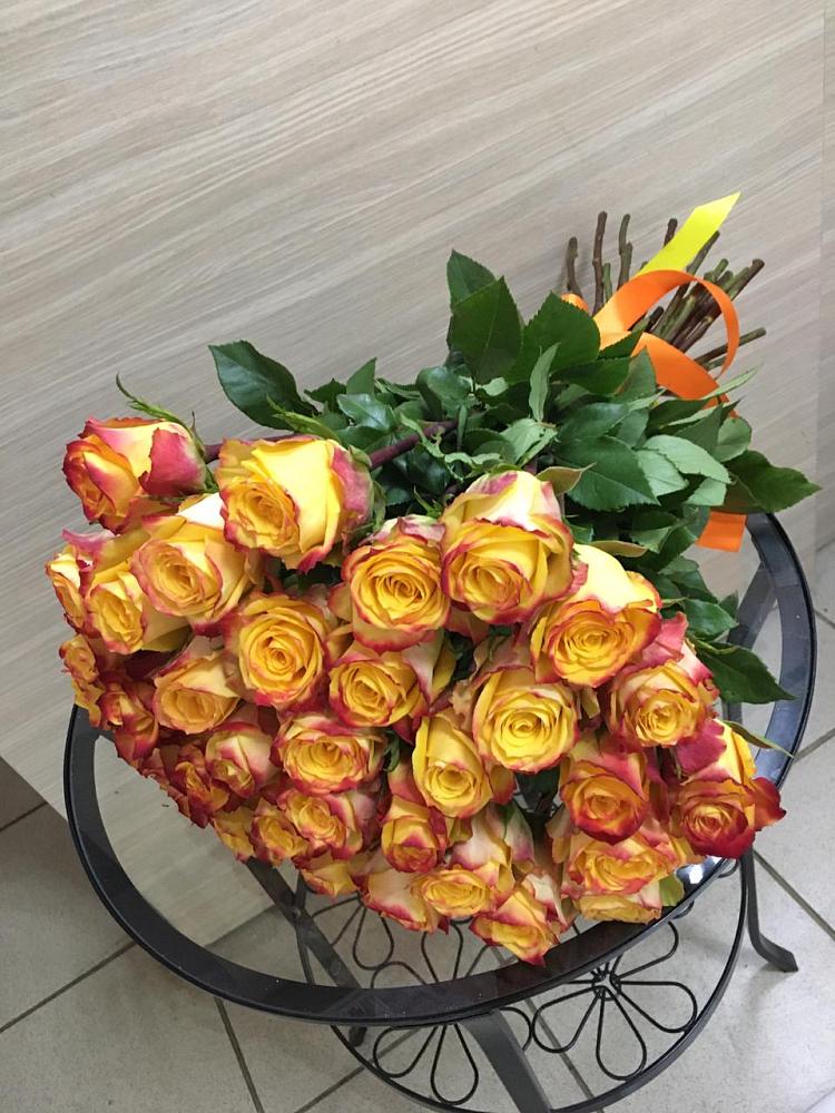 Букет Желтые розы в Новоорловске