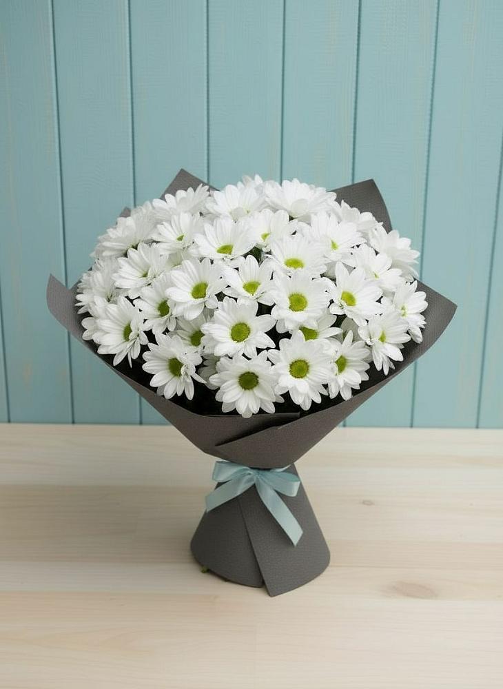 Букет цветов из: Хризантемы в Новоорловске