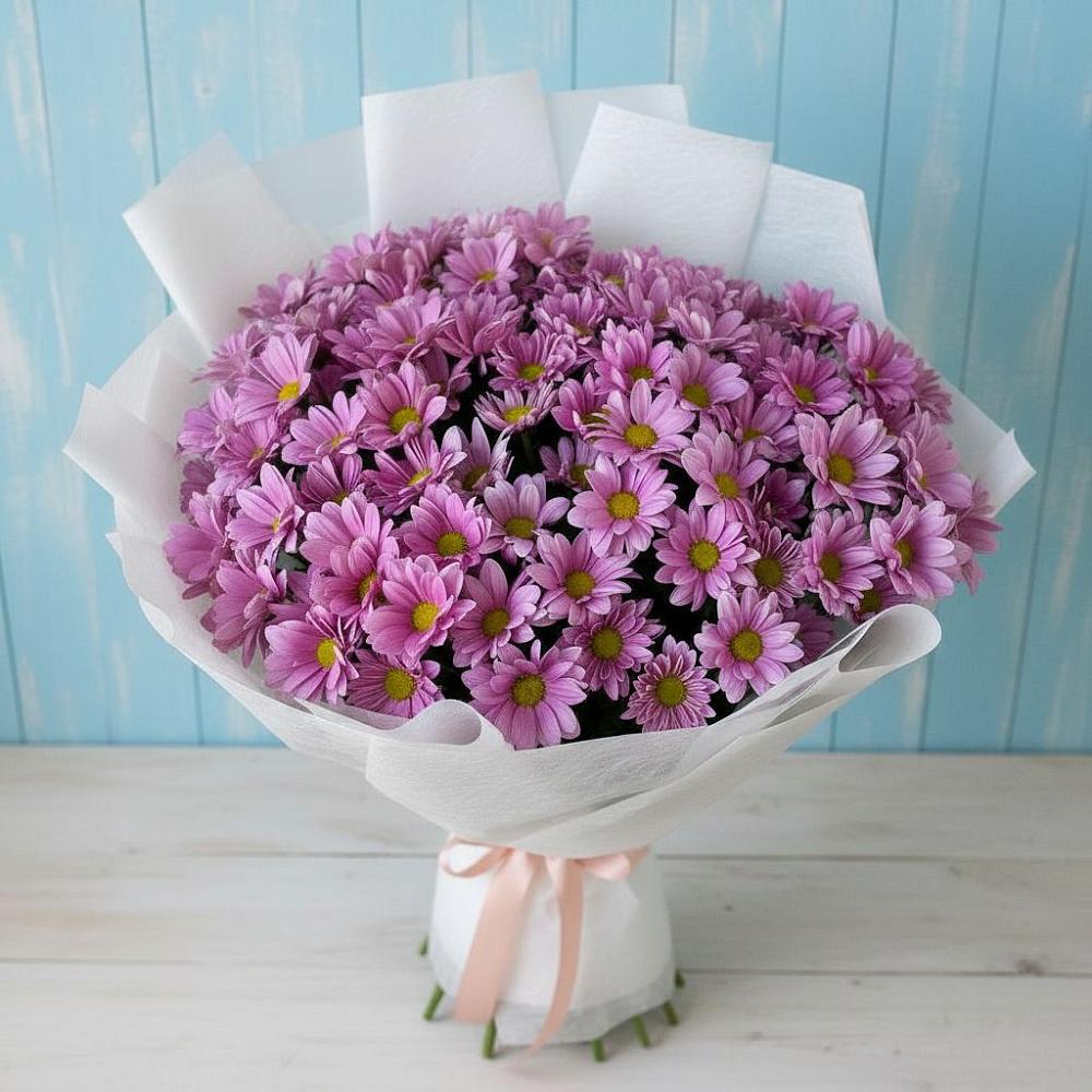 Букет цветов из: Хризантемы в Новоорловске