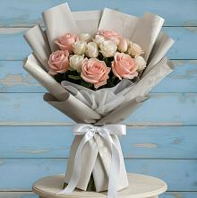 Букет цветов из:  Розы в Новоорловске