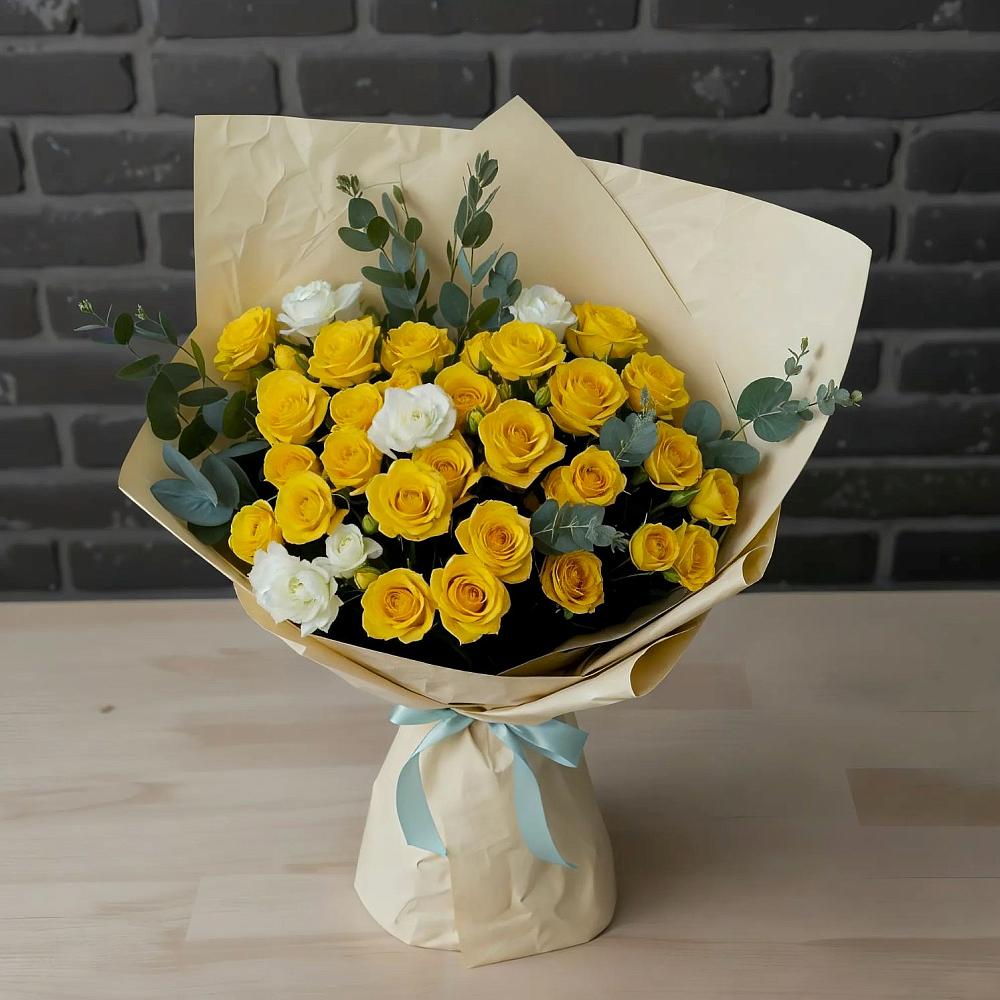 Букет цветов из: Розы в Новоорловске