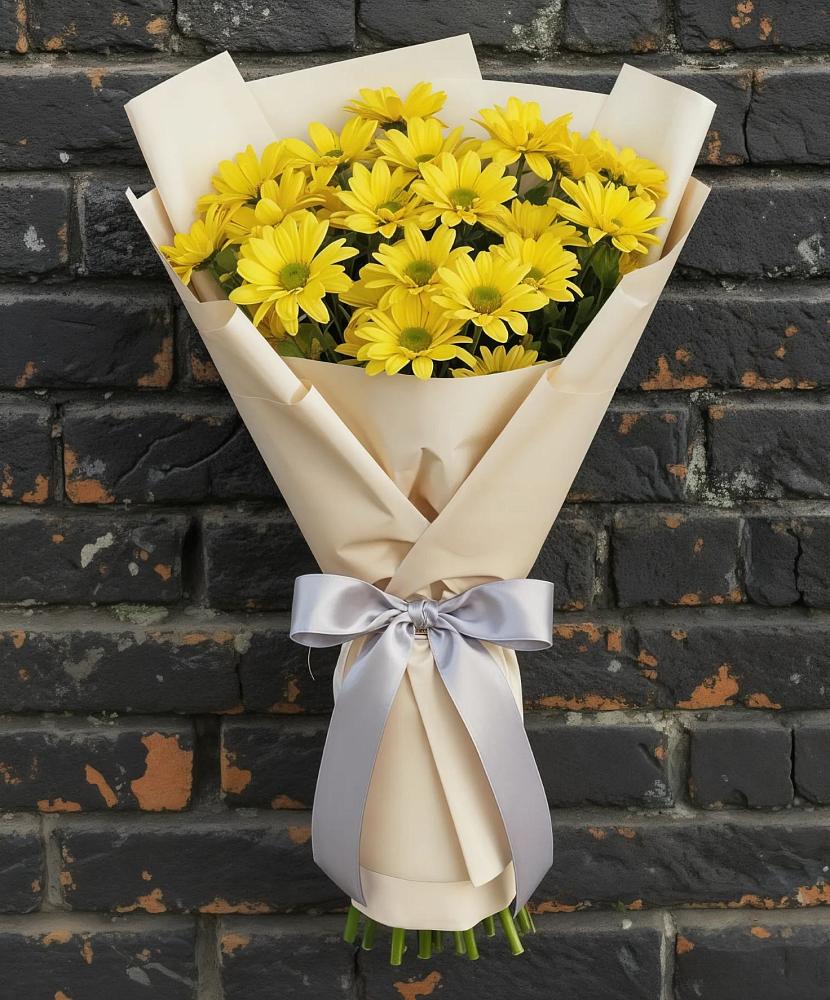 Букет цветов из: Хризантемы в Новоорловске