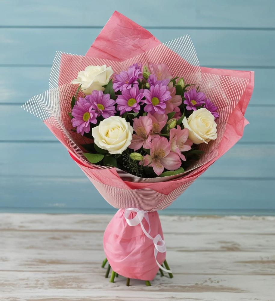 Букет цветов из: Герберы в Новоорловске